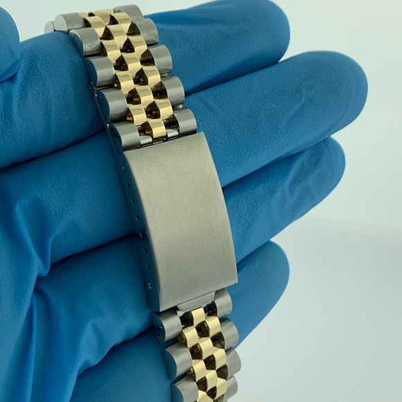 ROLEX OYSTER PERPETUALDATE 10K GOLD APPROX 1CT DB - Picture 5 of 10